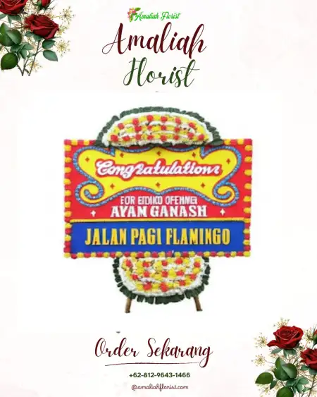 Sewa Papan Bunga Lokasi Pernikahan Bogor Kota
